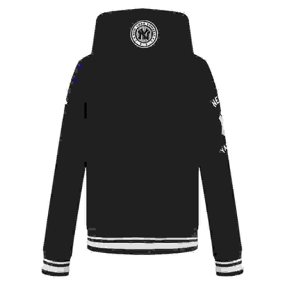 Pro Standard MLB New York Yankees Retro Classic Big Boys' Navy Rib Fleece PO Hoodie